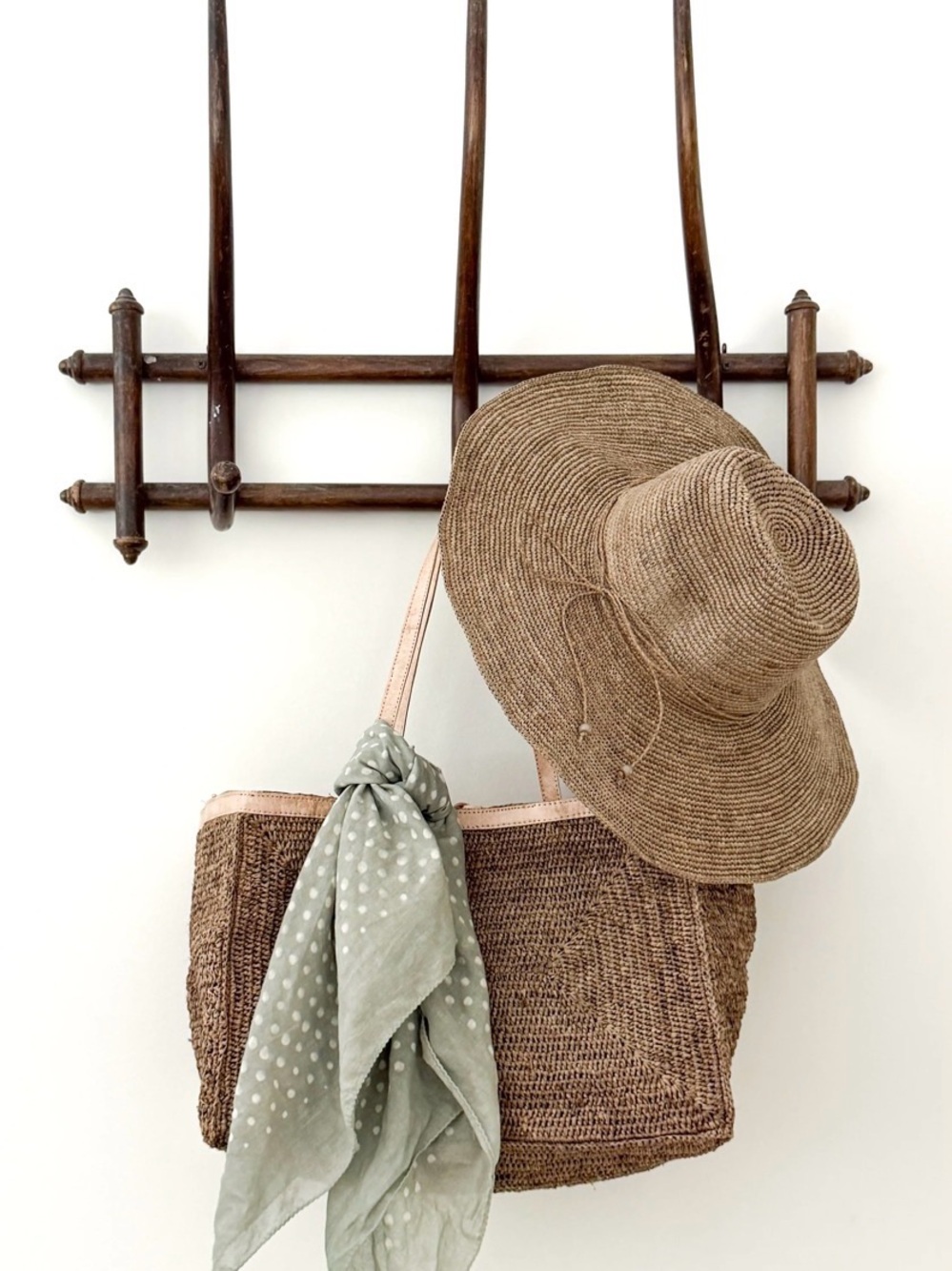 Saint Tropez Raffia Wide Brimmed Sun Hat